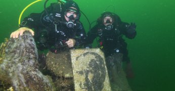 Deniz dibindeki afet izleri görüntülendi