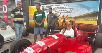 Özel bireylerin ralli heyecanı