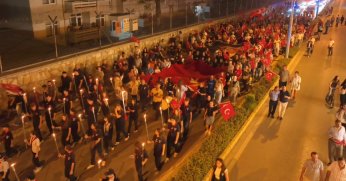 Gölcüklüler fener alayında buluştu