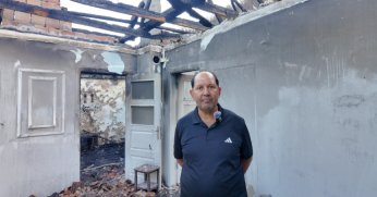 Büyükşehir’den evi yanan kişiye yardım