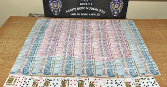 Kumar oynayan 3 kişiye  27 bin 741 lira ceza