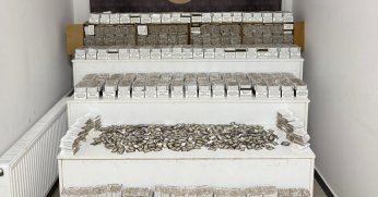 Gölcük’te 206 bin 300  makaron ele geçirildi