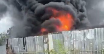 Hurdalıkta korkutan yangın