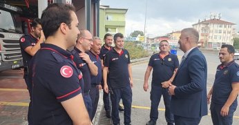 Sezer’den İtfaiye Haftası ziyareti