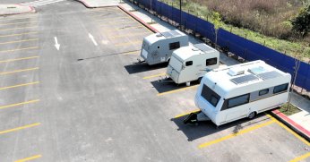 210 araçlık Karavan Park kullanıma açıldı
