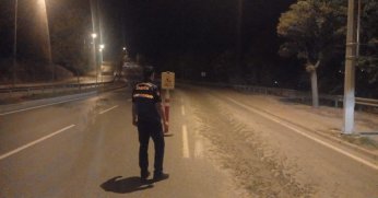 Yola beton döken firmaya ceza kesildi