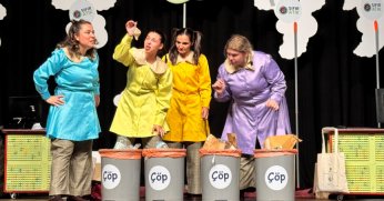 “Sıfır atık” bilinci tiyatroyla aşılanıyor