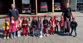 Minikler itfaiyecilik mesleğini tanıdı