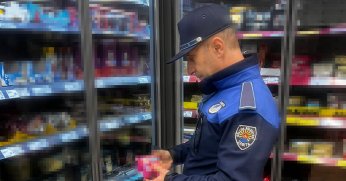 Zabıtadan marketlerde denetim