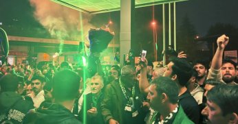 Takıma coşkulu karşılama