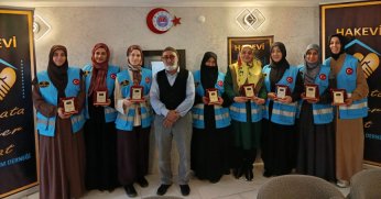 HAKEVİ’nden gönüllülere teşekkür plaketi