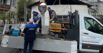 Halıdere’ye trafik güvenlik aynası