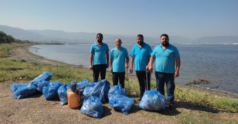 Kocaeli sahillerinde periyodik temizlik
