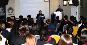 Zabıta ekiplerinden öğrencilere eğitim