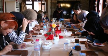 Tarihi konakta sanat dolu gün