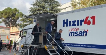 Hızır 41, deprem bölgesinde görevde