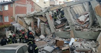 Gebze’de 6 katlı bina çöktü