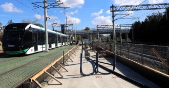 Tramvayda genişletme çalışmaları sürüyor