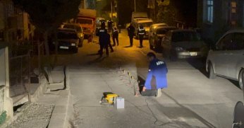 Binanın çöktüğü bölgede zeminin tomografisi çekiliyor