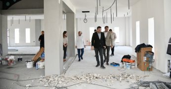 Özlü, çalışmaları yerinde inceledi