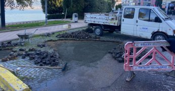 Üstyapıda çalışmalar sürüyor