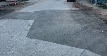 Üstyapıda çalışmalar sürüyor