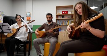 Müzik eğitimleri devam ediyor