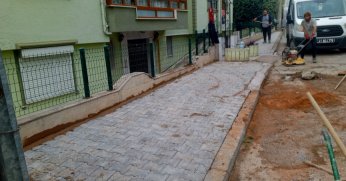 Üstyapı çalışmaları sürüyor