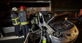 Üç aracın karıştığı kazada 6 yaralı