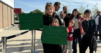 Taraftarlar etkinliğe ilgi gösterdi