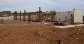 Fındık depolama tesisi inşaatı hızla ilerliyor