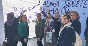 Gölcüklüler, ‘kadına şiddete hayır’ dedi