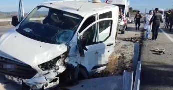 2 araç çarpıştı: 2 yaralı