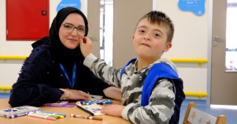 Özel çocuklara özel etkinlik