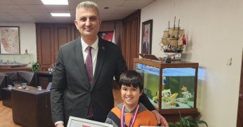 Gururumuz Sarp Arel, Sezer’e konuk oldu