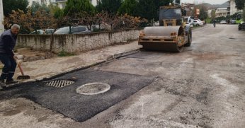 Üstyapı çalışmaları sürüyor