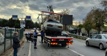 Büyükşehir Zabıtası yolda bırakmadı