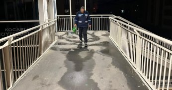 Buzlanmaya karşı yoğun mesai