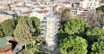 Saat Kulesi’nde restorasyon bitiyor