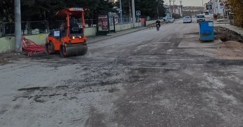 Üstyapıda çalışmalar sürüyor