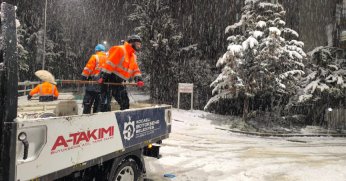 Karla mücadele aralıksız sürüyor