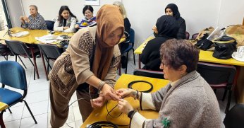 Geleneği yaşatan atölye çalışması