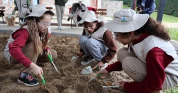Çocuklar, tarihe yolculuk yaptı