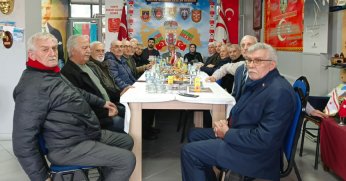 Gaziler, bayramda bir araya geldi