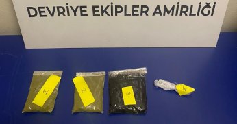 Şüpheli şahsın üzerinden uyuşturucu çıktı