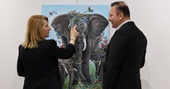 Elektronik atıklar sanata dönüştü