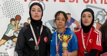 Körfezli kızlar Türkiye ikincisi oldu