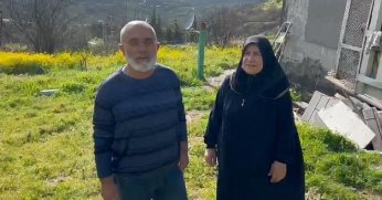 Yangın mağduru aileye destek