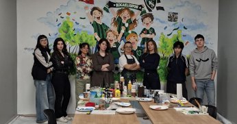 Kocaelispor’a özel duvar resmi tasarladılar