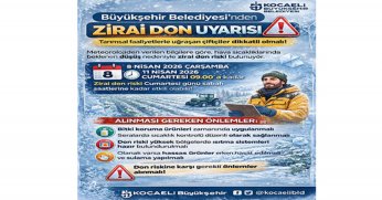 Büyükşehir’den üreticilere ‘zirai don’ uyarısı